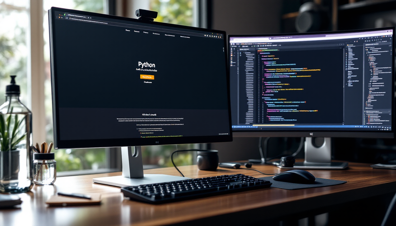 파이썬 공식 홈페이지와 추천 IDE 설치 화면