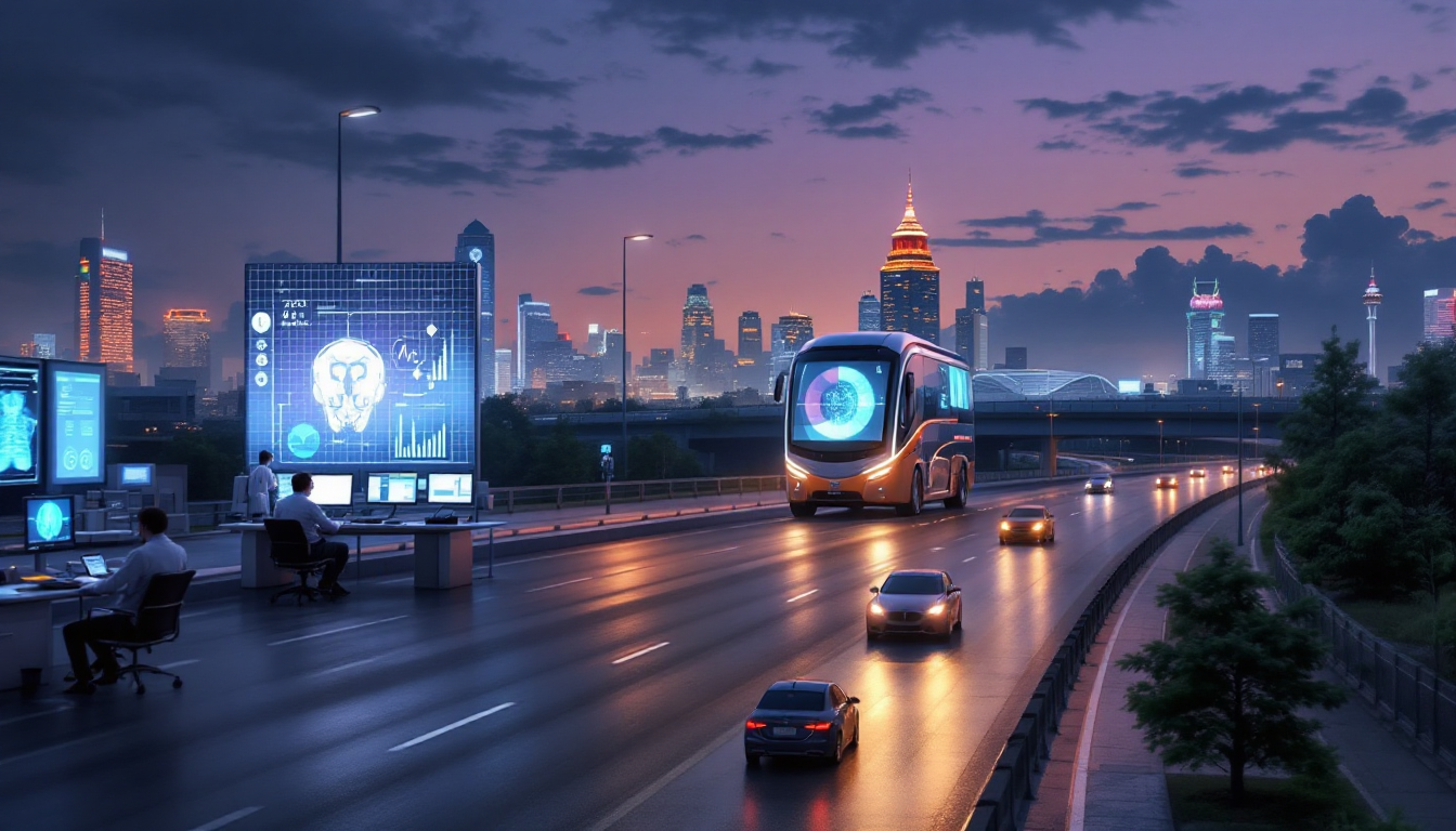 의료, 금융, 교육, 모빌리티 등에서 AI가 실생활에 적용되는 모습(이미지)