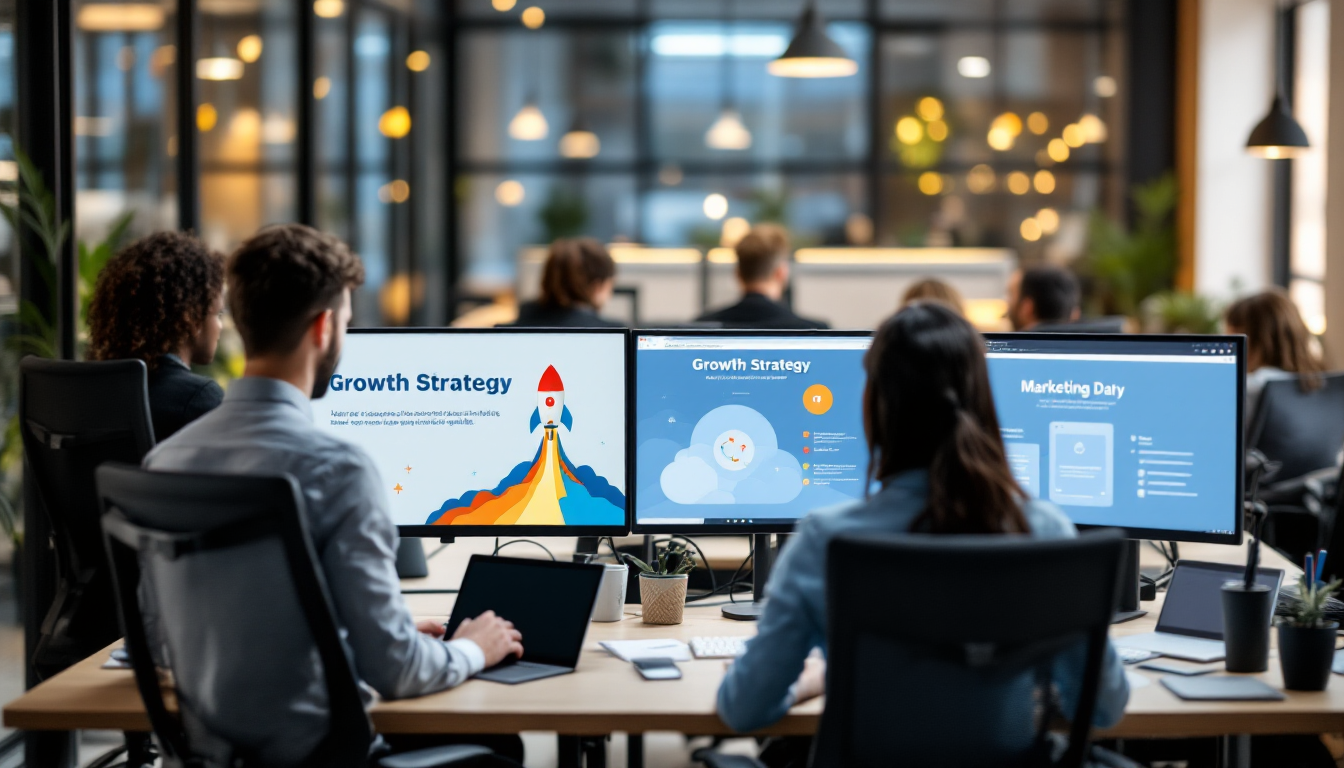 산업별 및 용도별 프롬프트 템플릿과 활용 사례를 표현한 이미지