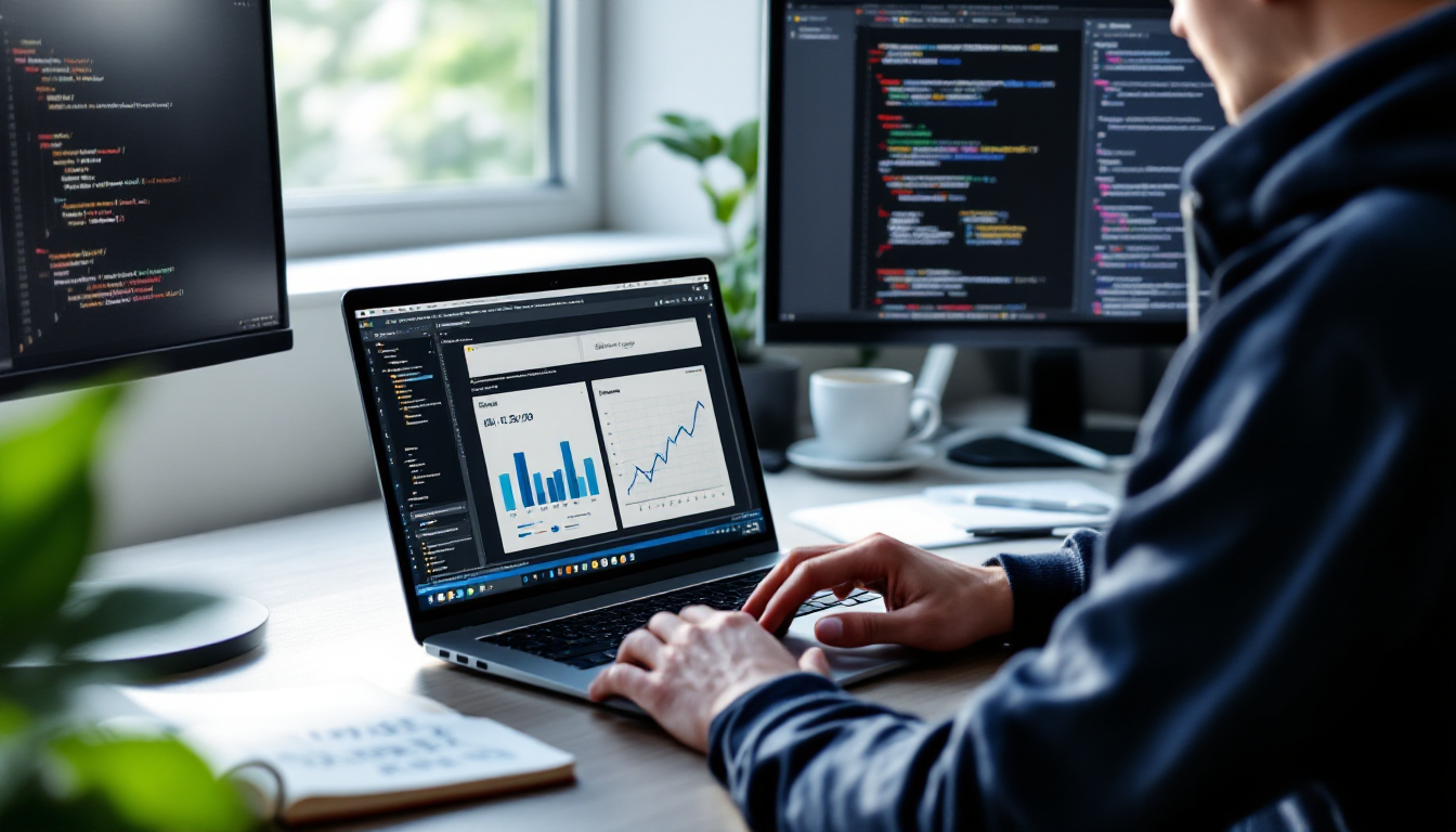 파이썬과 데이터 분석 라이브러리를 활용한 AI 프로젝트 실습 장면