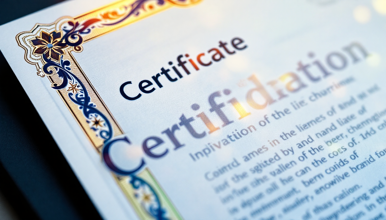 국내 AI 자격증 AI-POT과 데이터 분석 자격증 인증서