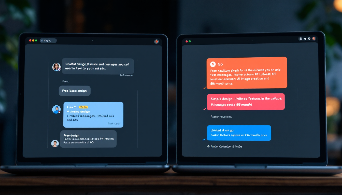 Free 플랜과 Go 플랜 주요 기능 및 차이점 이미지