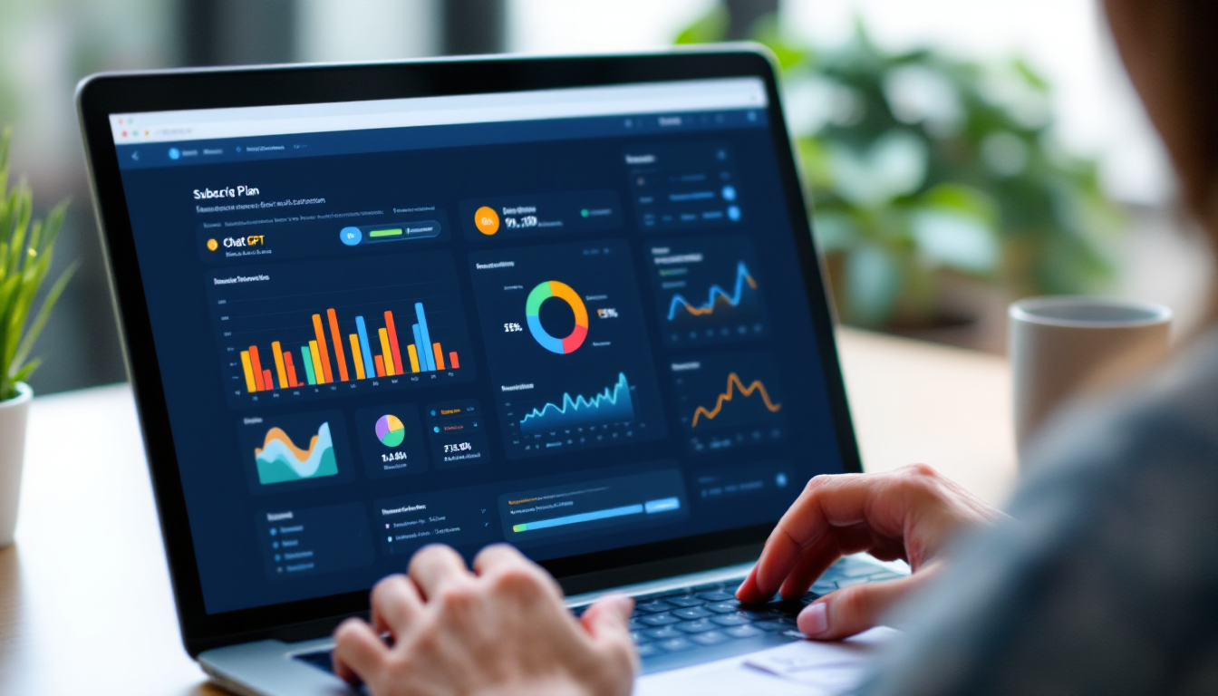 자신에게 맞는 최적의 ChatGPT 유료 플랜을 신중히 선택하는 모습 이미지